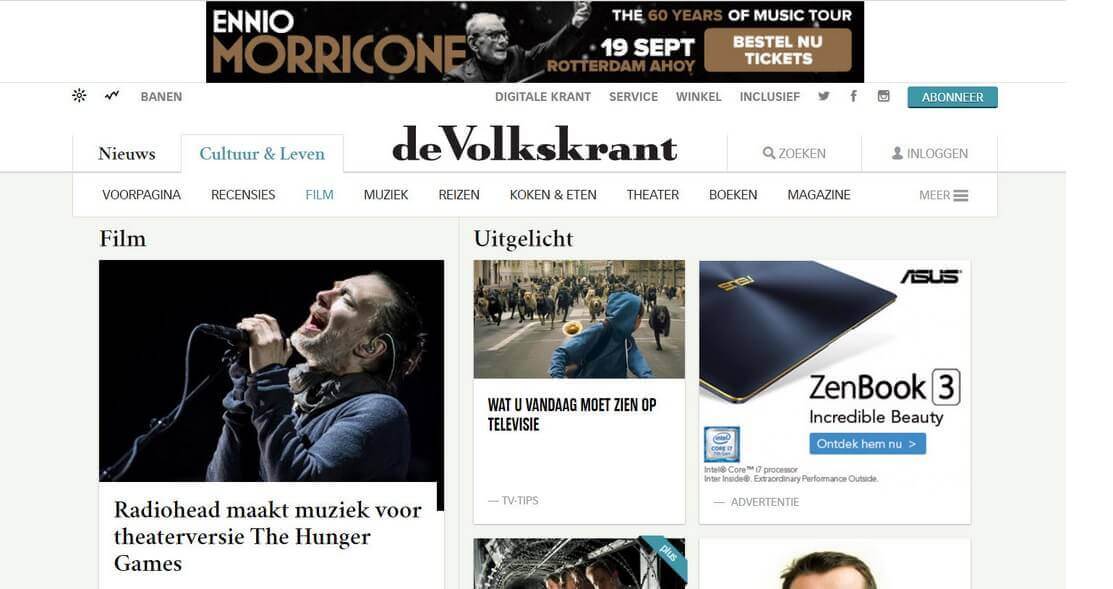 Voorbeeld display advertentie